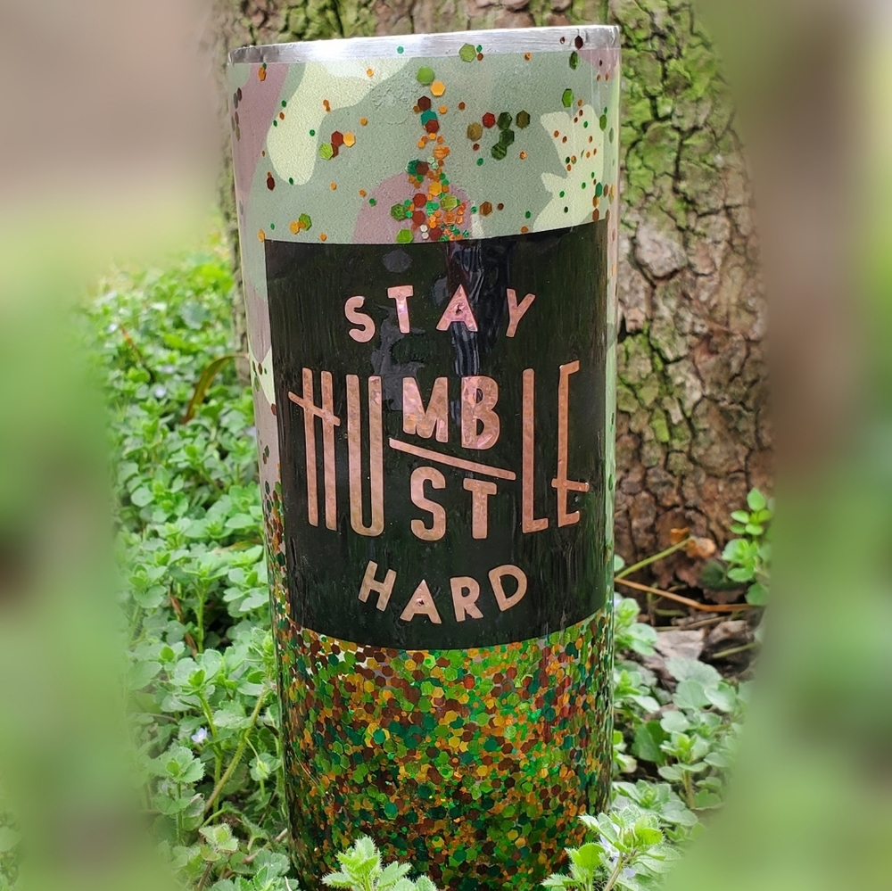 Custom made 20 oz skinny Tumbler